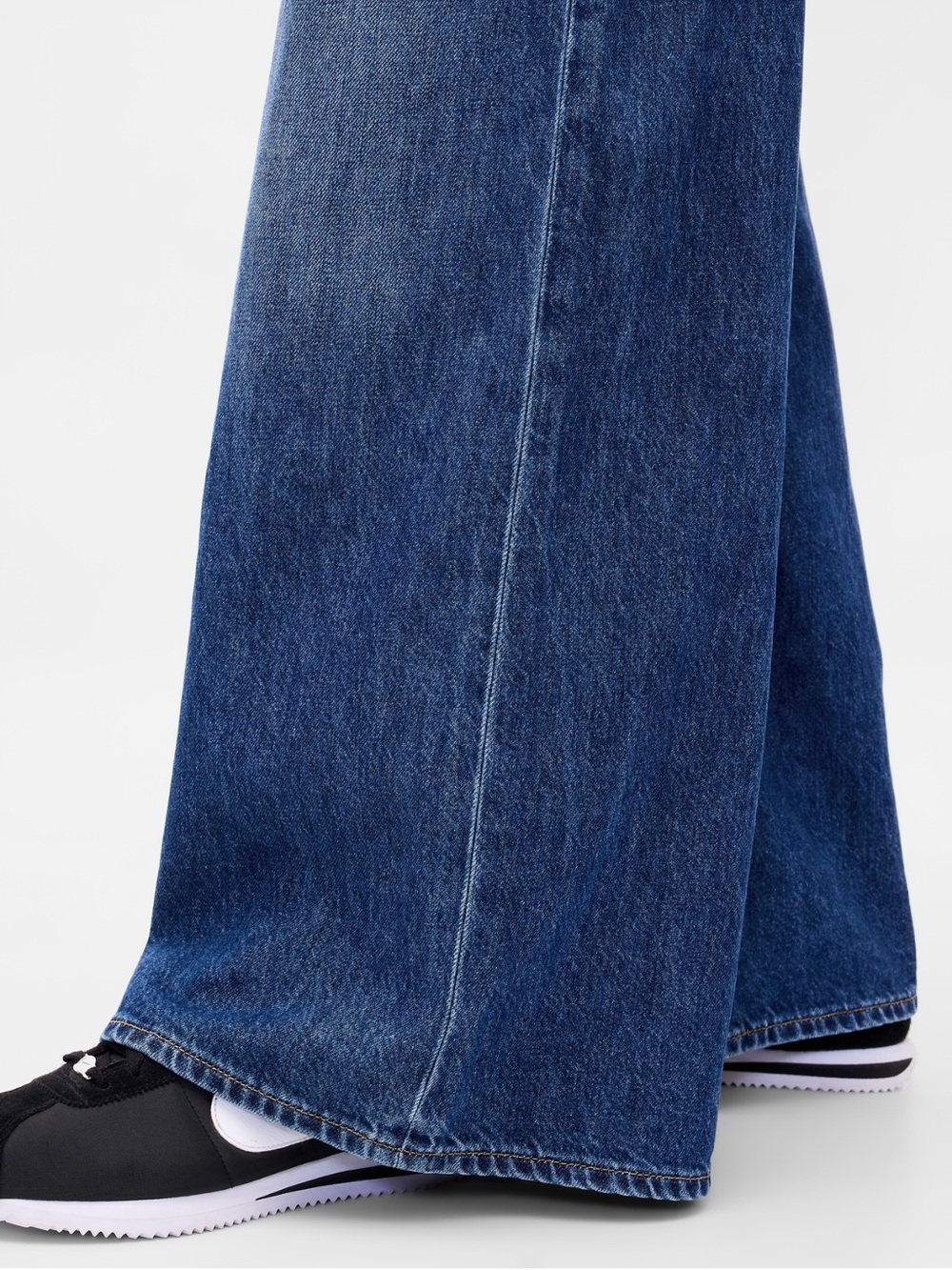 Gap High Rise Ultra Wide Leg Jeans Medium Indiago Wash Size 27 - Picture 4 of 8
